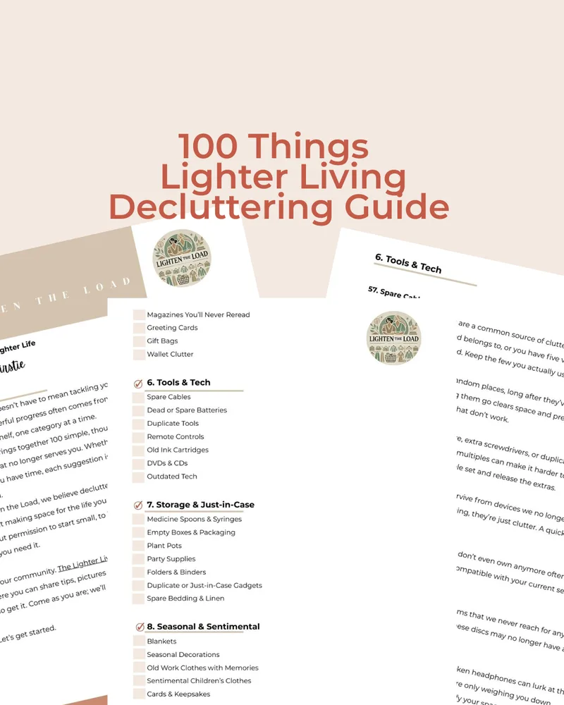 100 things for a Lighter Life