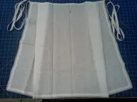 100% linen amice with optional lace or embroidery