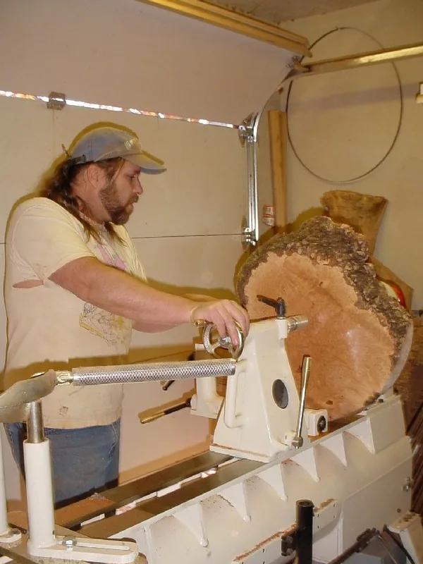 Bryan Nelson Working on One Way Lathe