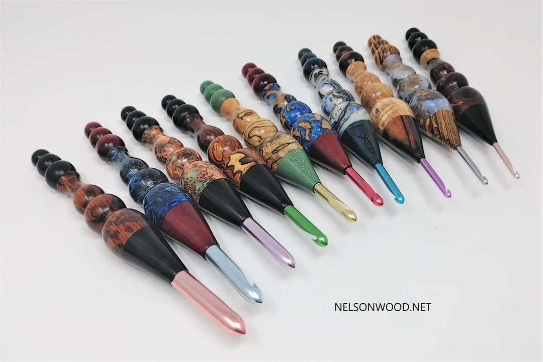 Crochet hooks Exotic Woods