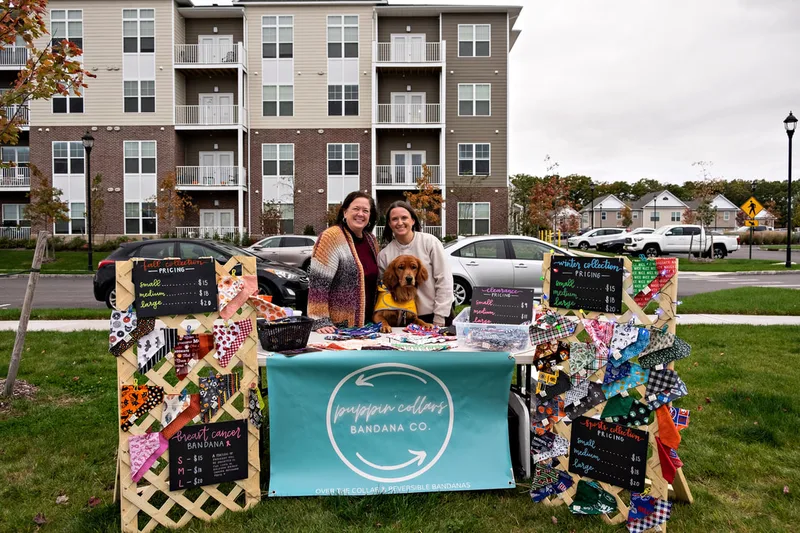 photo of a vendor event table