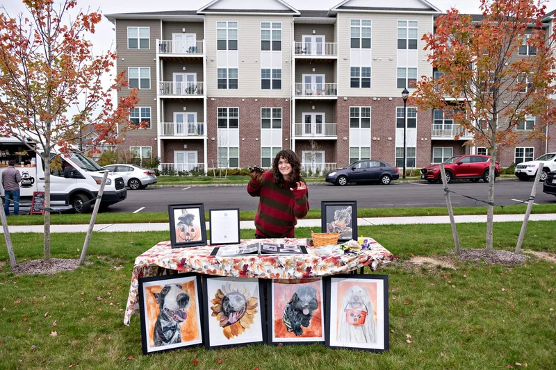 photo of a vendor event table
