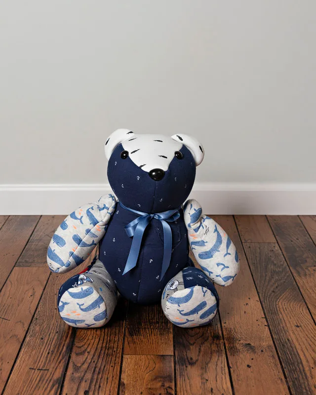 photo of a memory bear by the pretty piggy shop on etsy