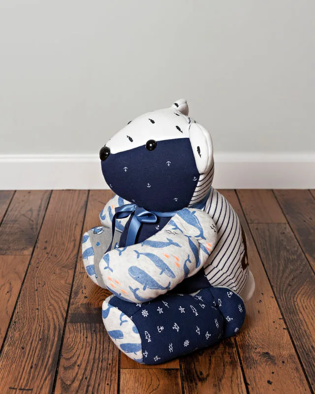 photo of a memory bear by the pretty piggy shop on etsy