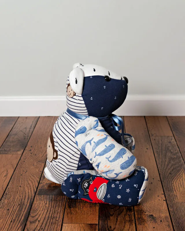 photo of a memory bear by the pretty piggy shop on etsy