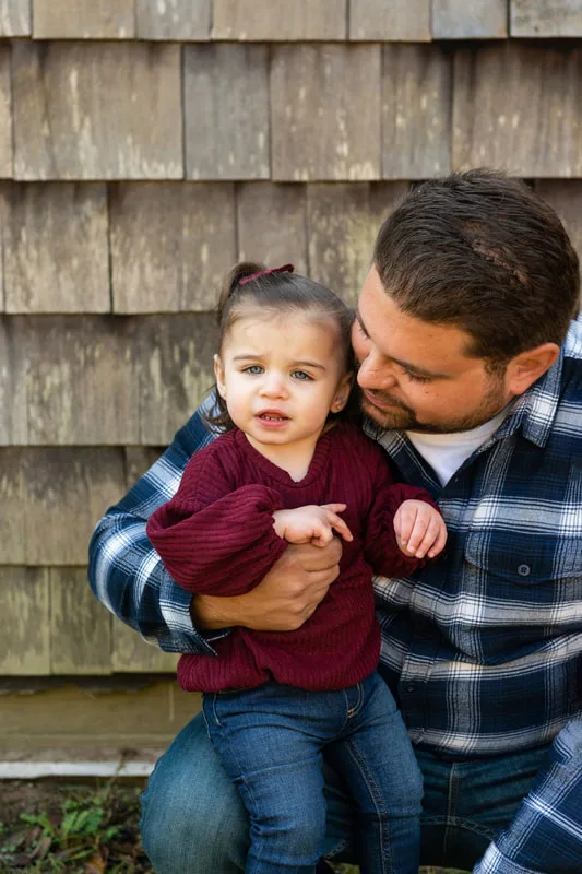 photo of a dad with his daughter