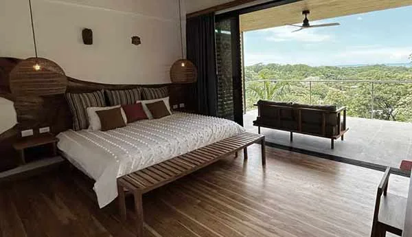 Master room Casa Emilia Nosara for Lamar retreat