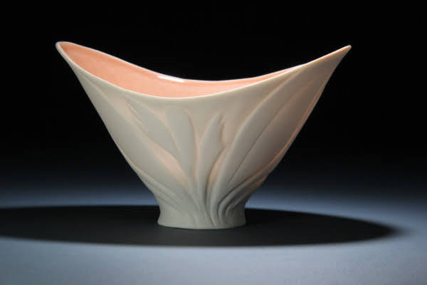 "Daydreaming"  Wheel thrown porcelain bowl #009