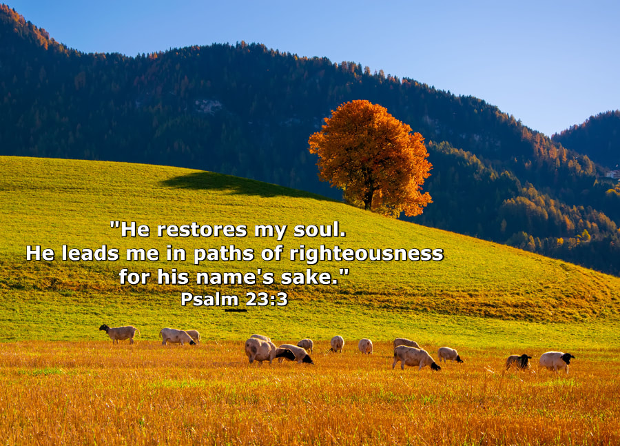 He Restores My Soul - Psalm 23:3 Meaning