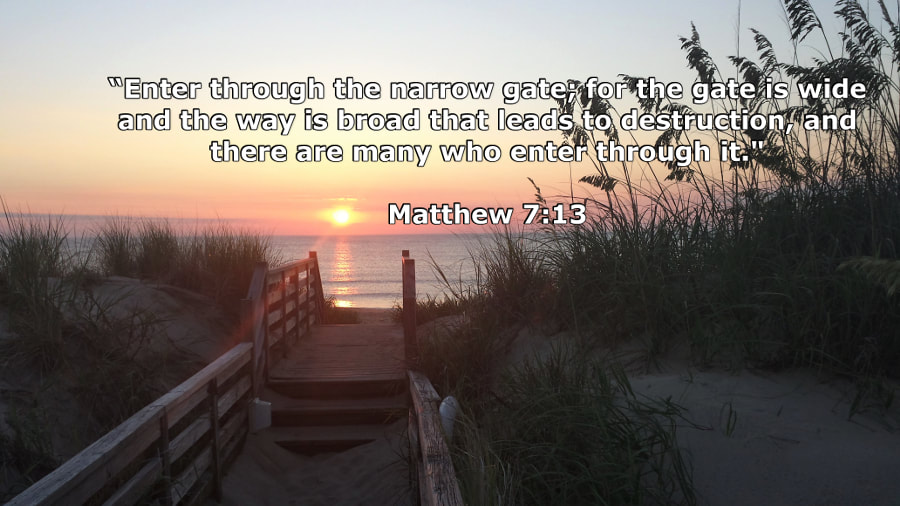 Enter Through the Narrow Gate