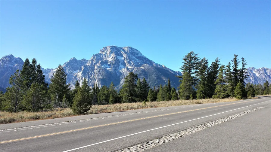 Mount Moran in Grand Teton National Park, Wyoming, USA