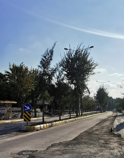 road to ladies beach kusadasi turkey