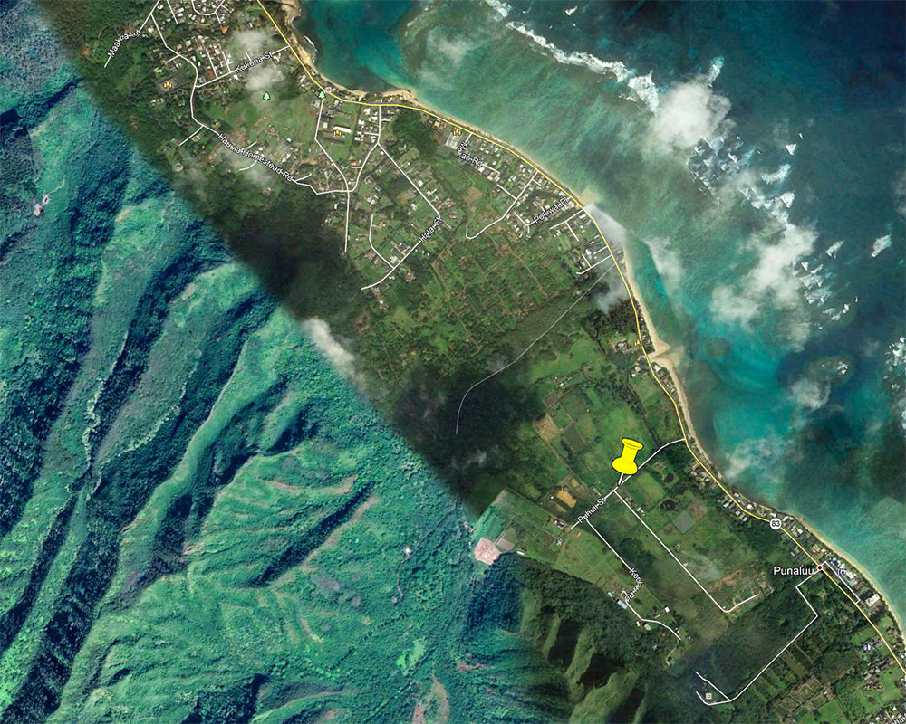 360° photo taken in nine ahupuaa of Punaluu through Makao 