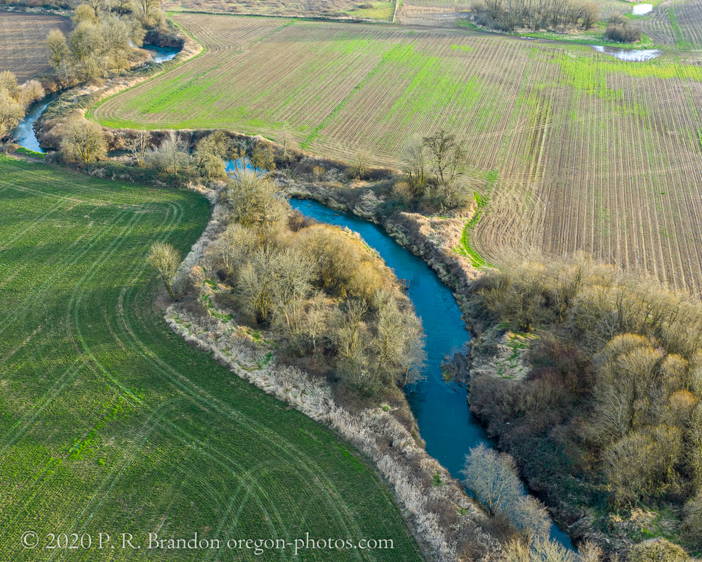 Washington County Oregon landscape  (drone view)