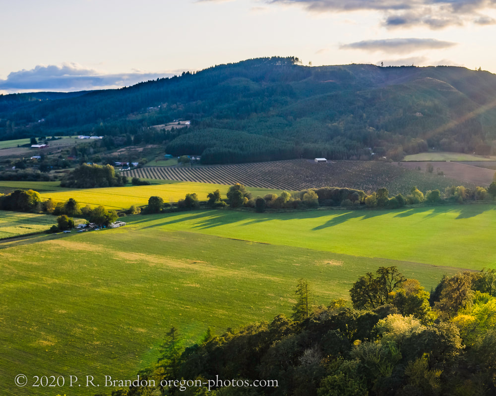 Photo of fields and hill near Creekwood Pl. NW  in Washington County, Oregon
