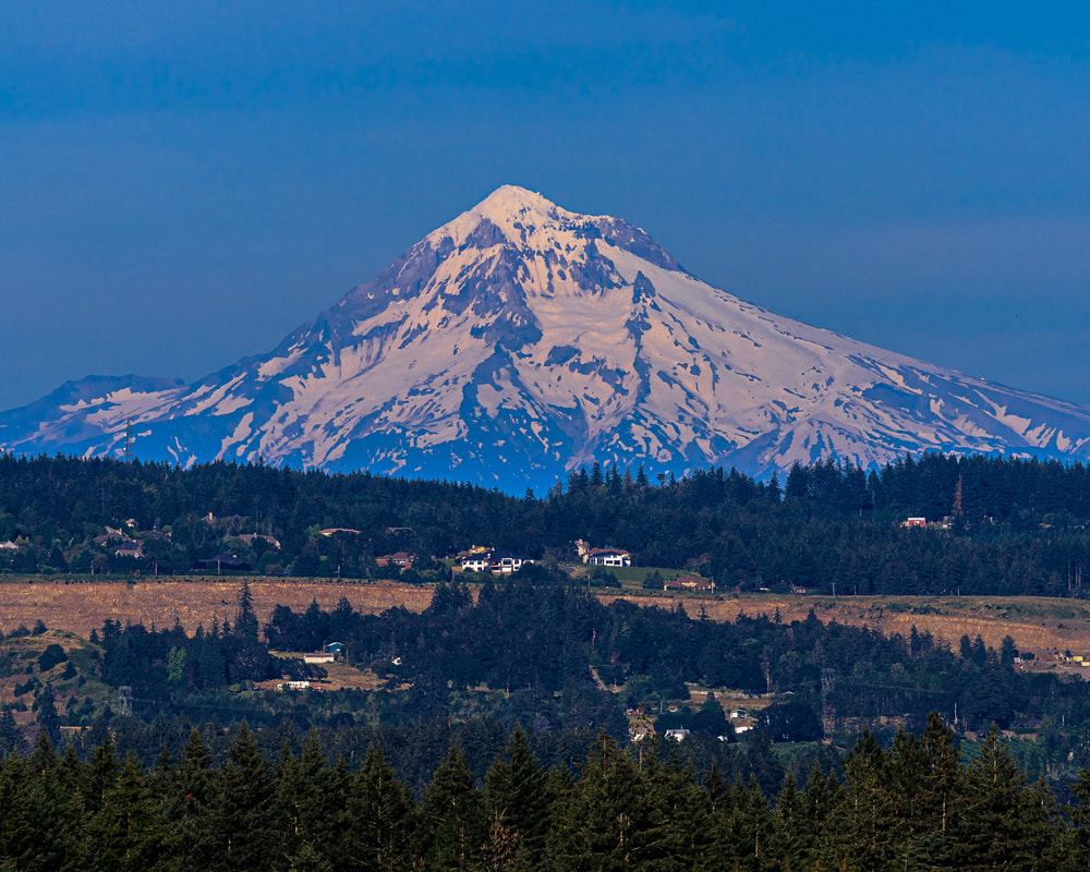 Mt. Hood from Riedweg Rd., Hillsboro, Oregon