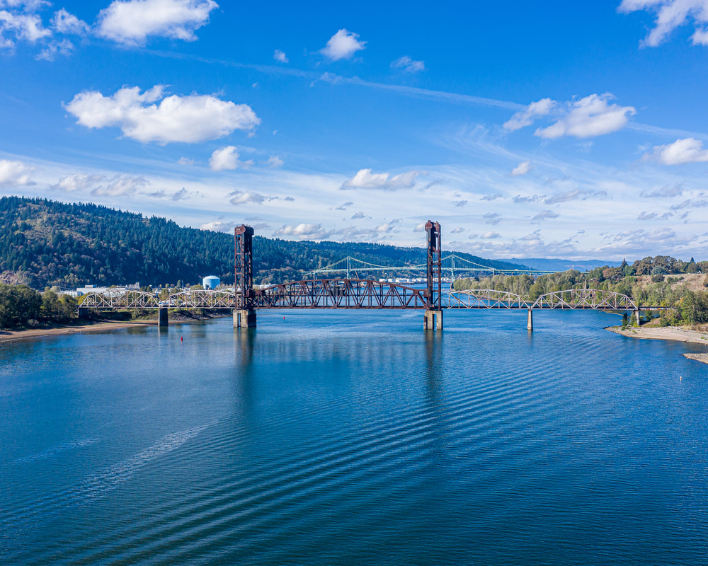 The Willamette River in Portland, Oregon