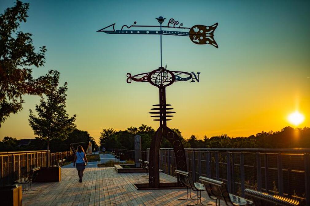 Sunset at the St. Thomas Elevated Park