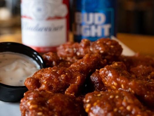 Wings and beer at Legends Tavern