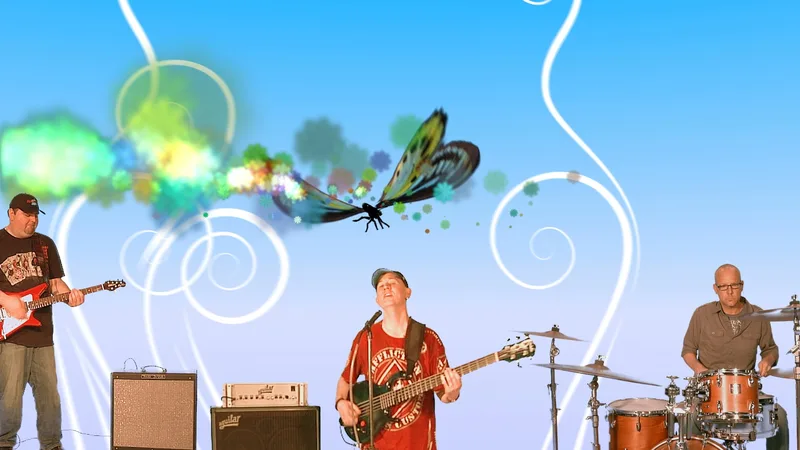 The Rocktronix featuring Chris Blackwell (guitar), Joseph Patrick Moore (bass/vocals), Wayne Viar (drums)