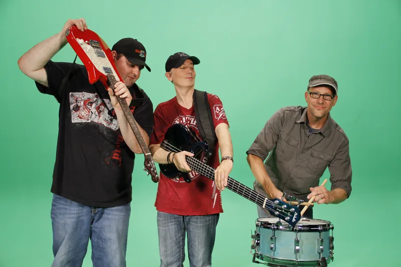 The Rocktronix featuring Chris Blackwell (guitar), Joseph Patrick Moore (bass/vocals), Wayne Viar (drums)