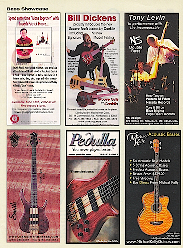 BassPlayer Magazine Advertisements