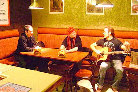 Chris Duarte Group with Jeff Reilly (Drums)  and Joseph Patrick Moore (bass)