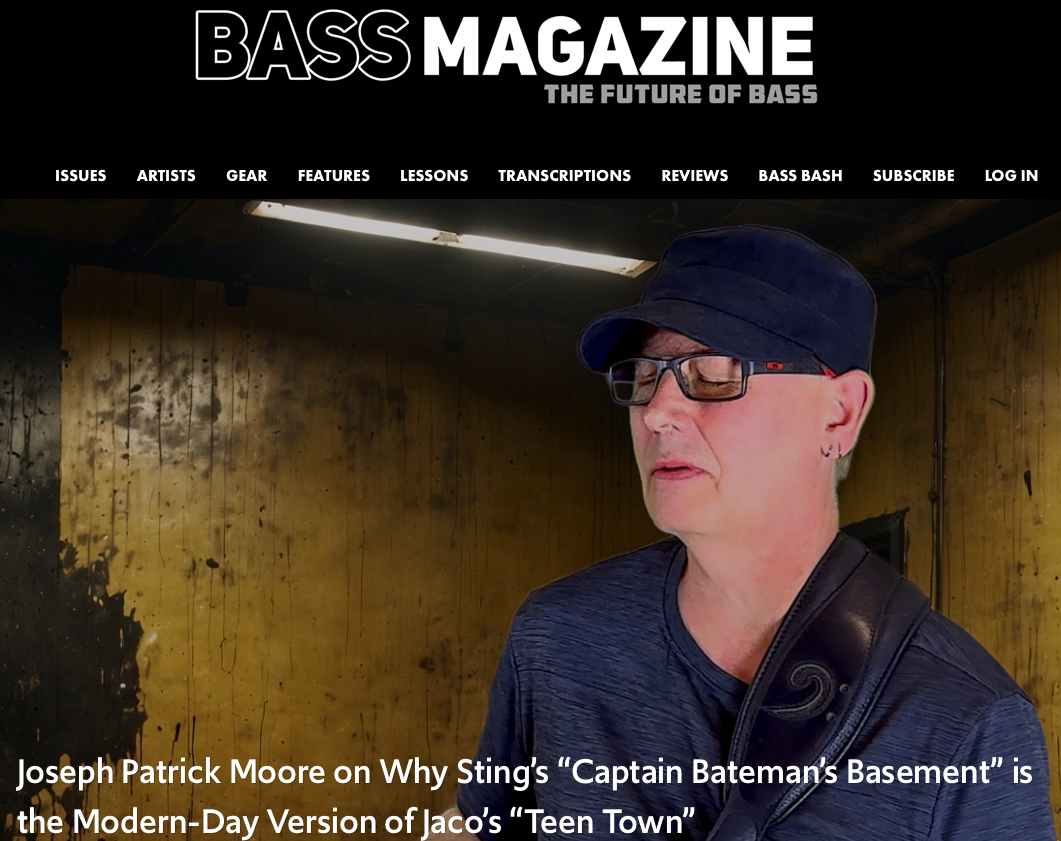 Joseph Patrick Moore Bass Magazine Online