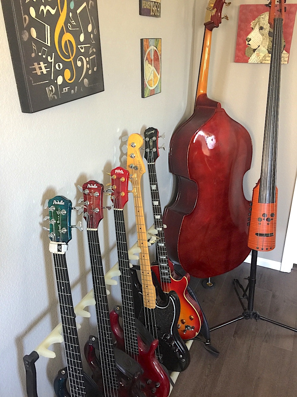 Joseph Patrick Moore's basses