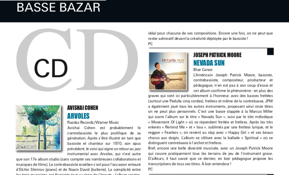 Bassiste Magazine with Joseph Patrick Moore