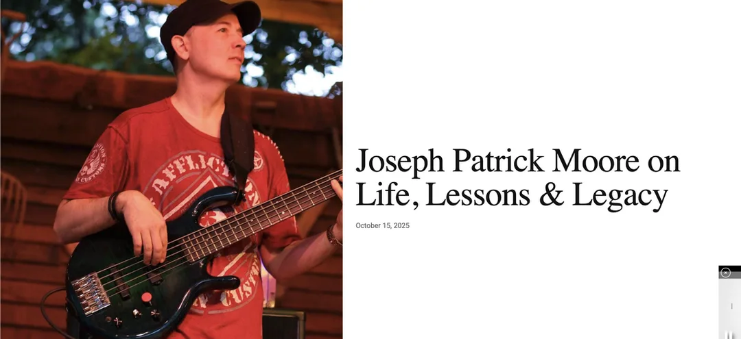 Joseph Patrick Moore Interview on Bold Journey