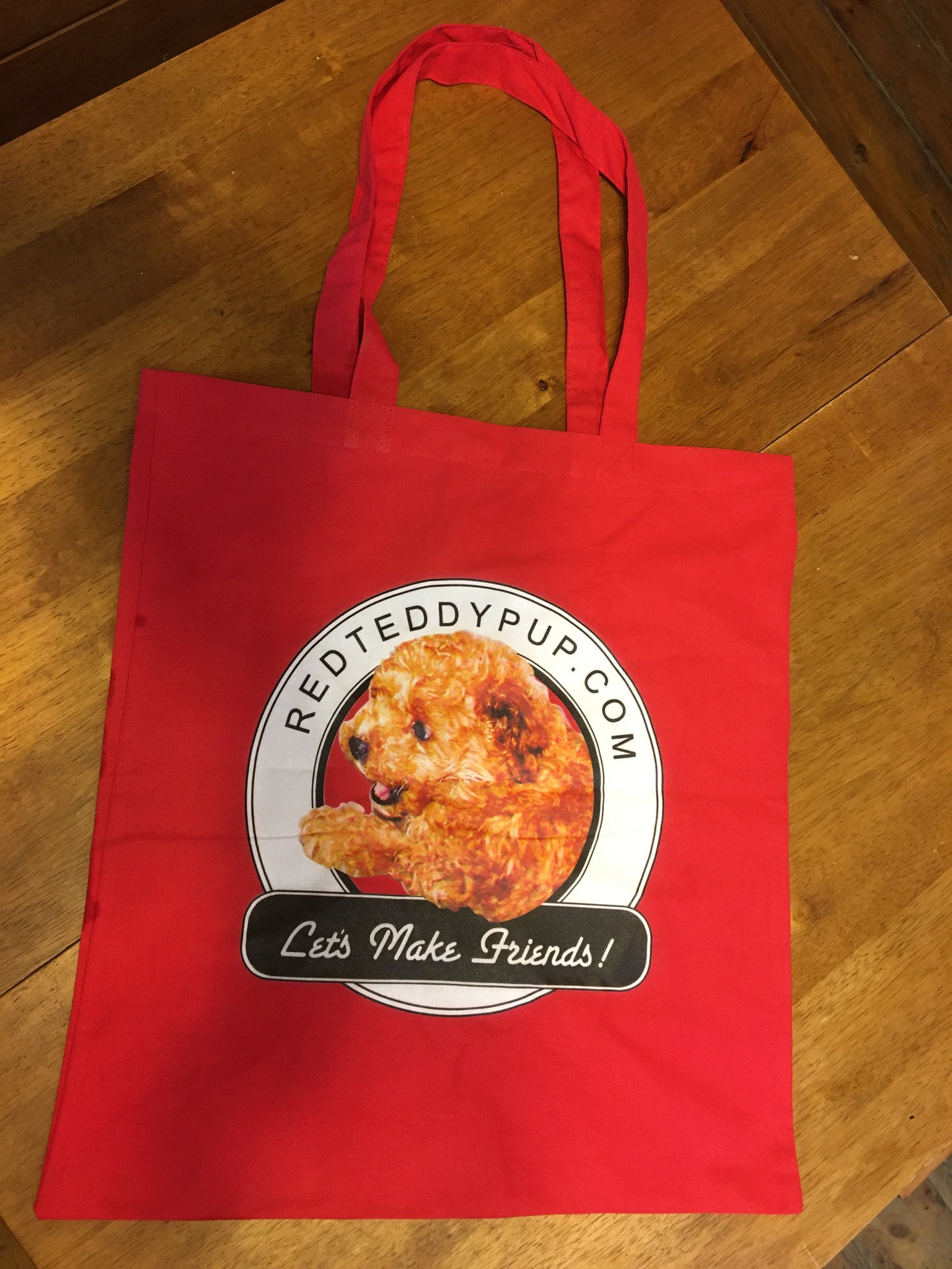 Red Teddy Tote