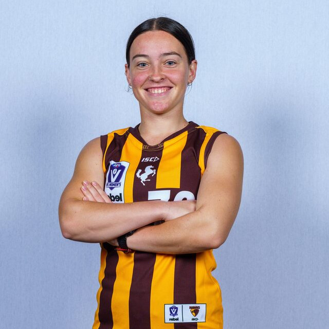 Danika Spamer, Cardiff Hawks, Hunter Academy of Sport, Sydney Swans Academy, UTS Bats AFL now Box Hill VFLW