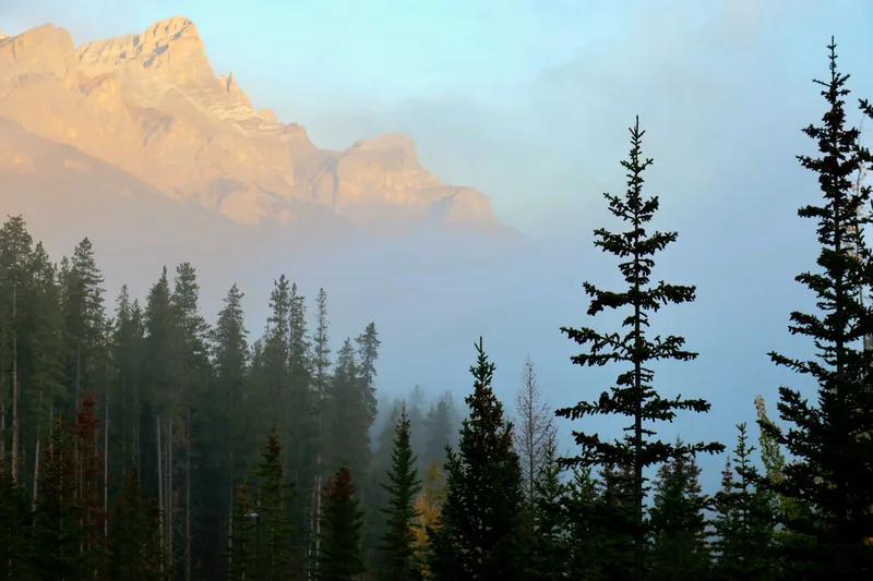 Just outside our condo in Canmore