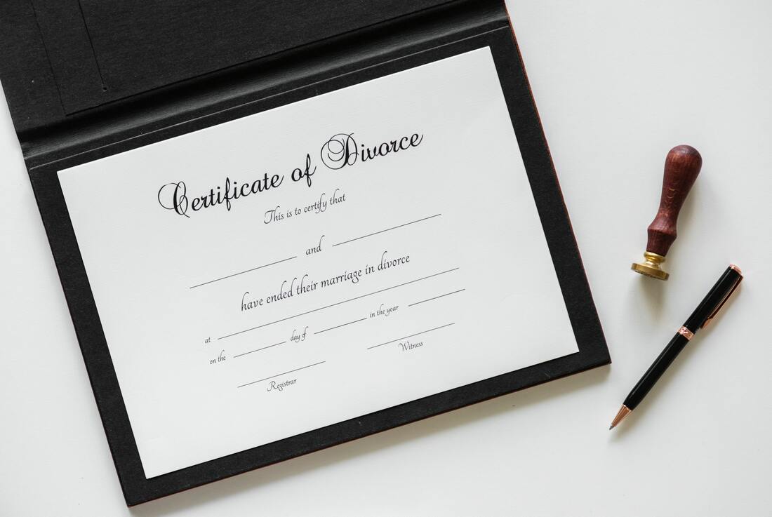 divorce papers