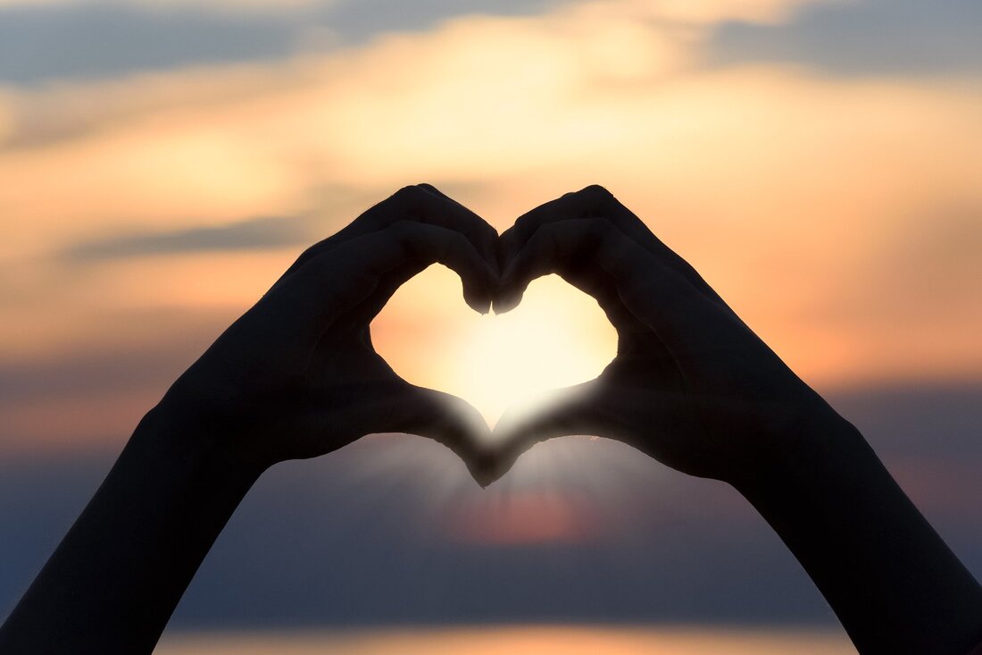 hands making heart symbol