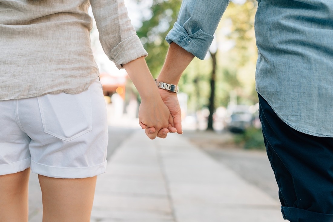 hand holding
