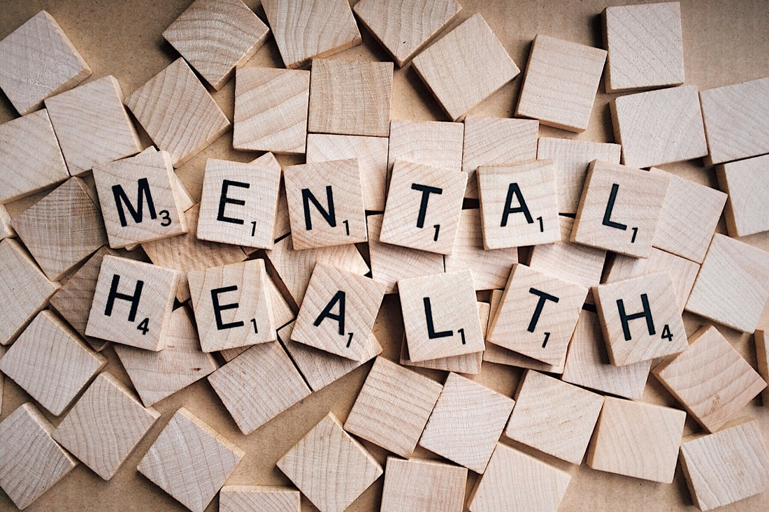 mental health wood letters