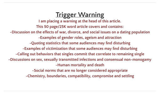 trigger warning