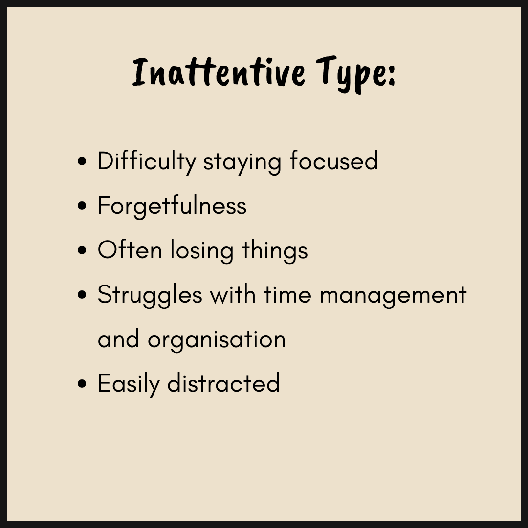 ADHD inattentive type Picture