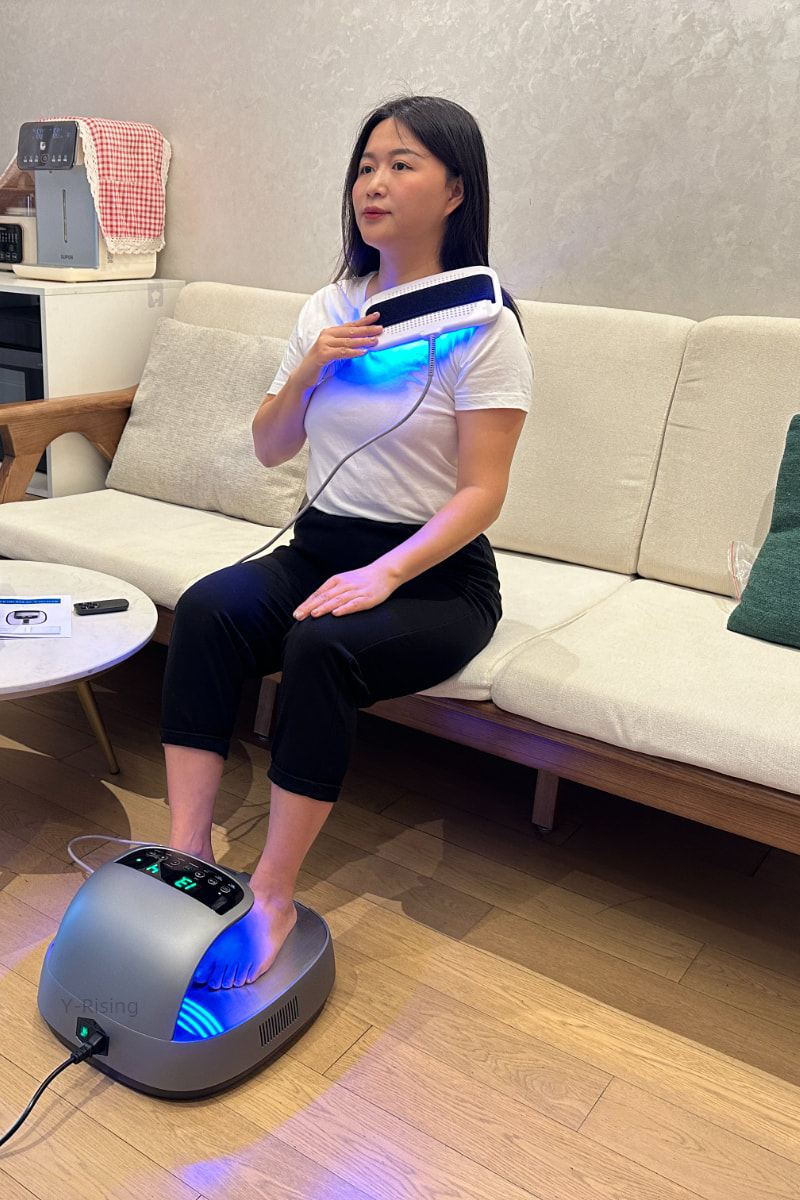 Newest Terahertz Far-Infrared Wave Therapy Bioresonator P01 With Belt And Light Therapy Panel