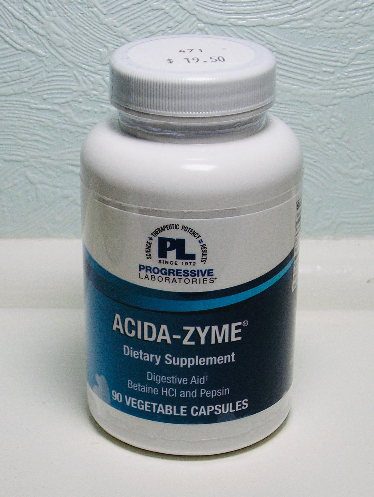 Acida-Zyme HCI w/Pepsin from Progressive Laboratories