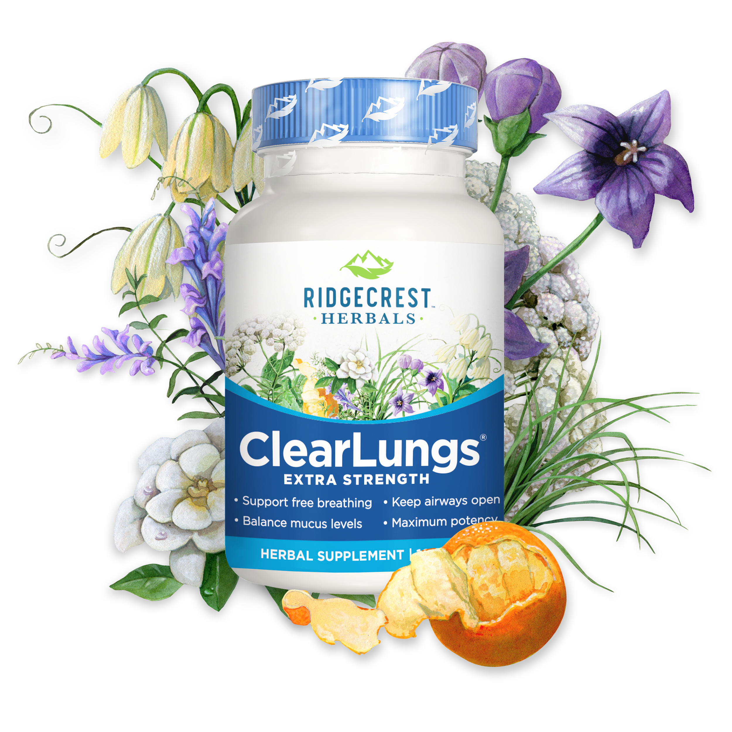 ClearLungs®Extra Strength Herbal Formula From Ridgecrest Herbals