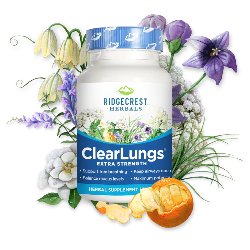 ClearLungs®Extra Strength Herbal Formula From Ridgecrest Herbals