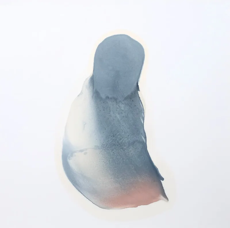 oil on paper
