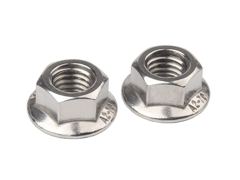 stainless steel hex flange nut