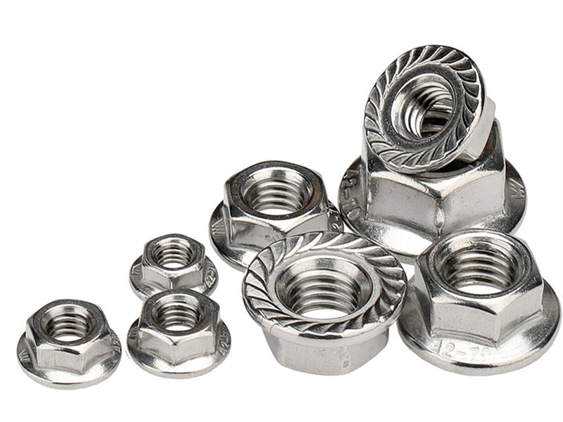 stainless steel hex flange nut