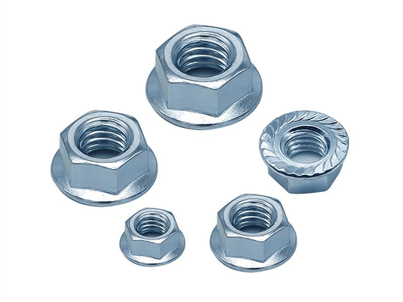 Carbon Steel Hex Flange Nut With Zinc
