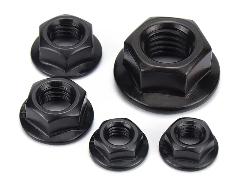 Carbon Steel Hex Flange Nut With Zinc