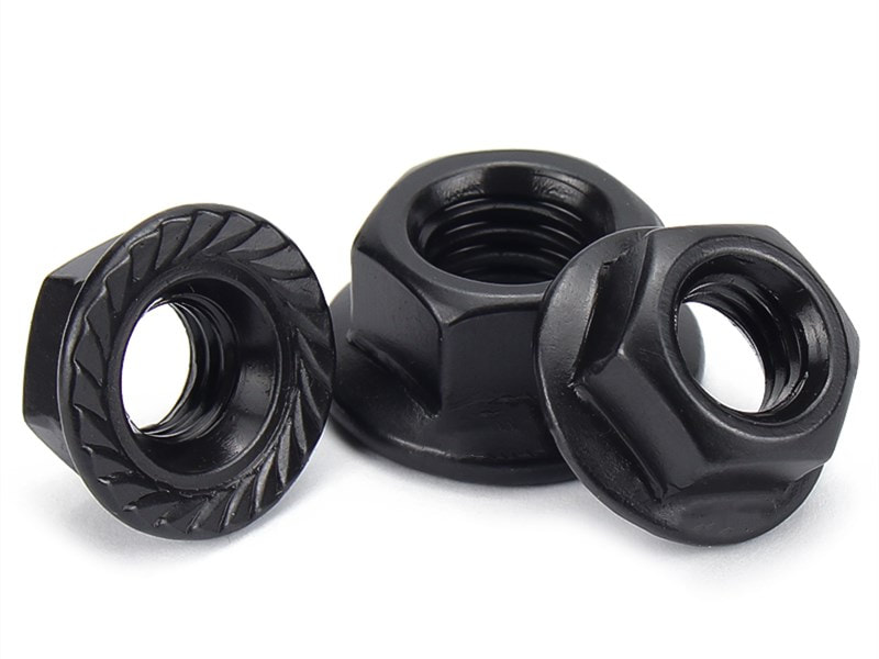 Carbon Steel Hex Flange Nut With Zinc